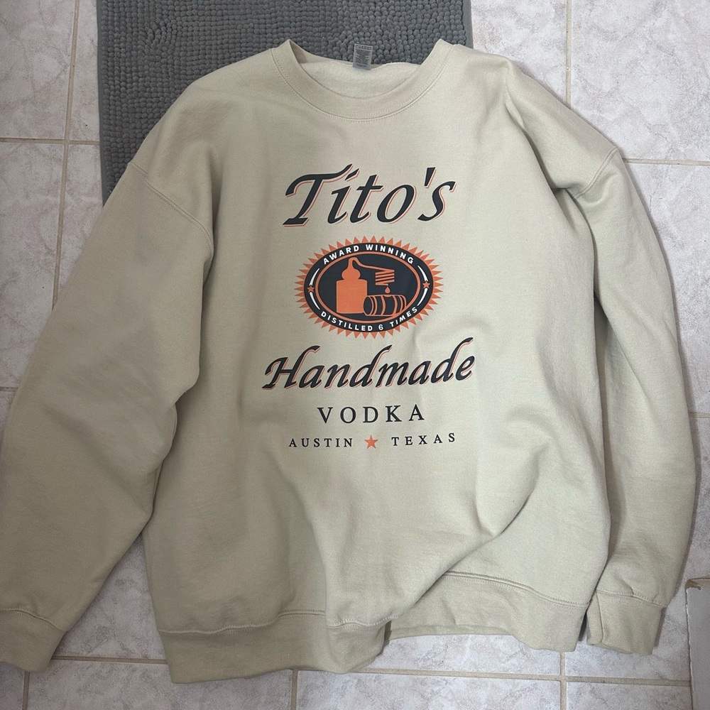 tan tito’s hoodie